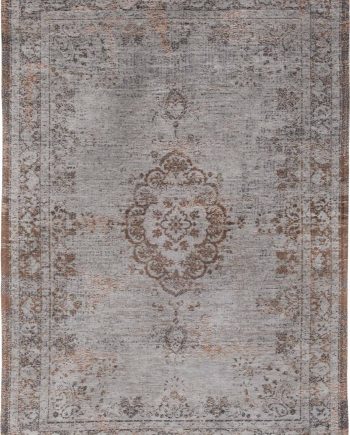 vloerkleed Louis De Poortere CA 8257 Fading World Medaillon Grey Ebony