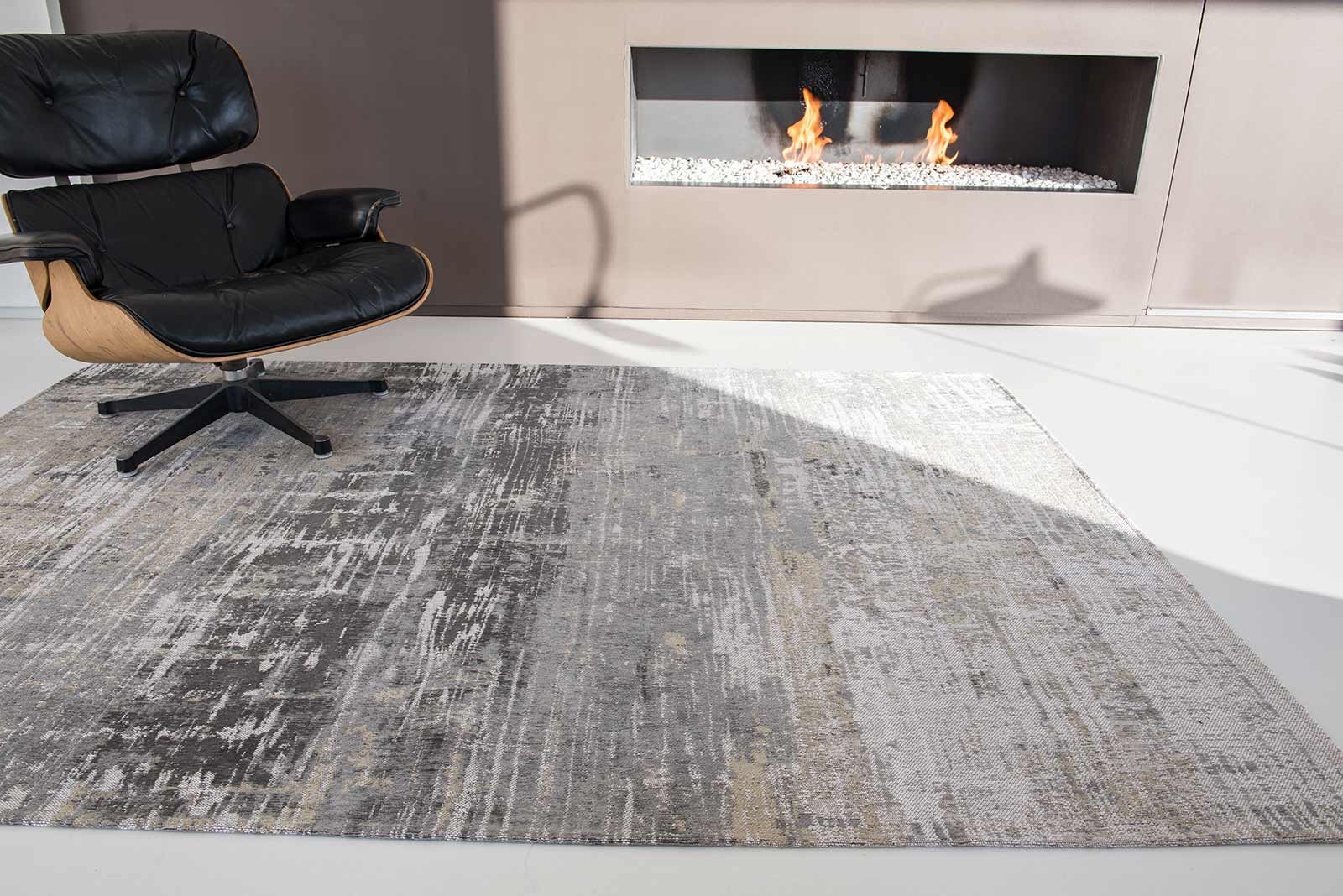 vloerkleed Louis De Poortere CA 8716 Atlantic Streaks Coney Grey interior