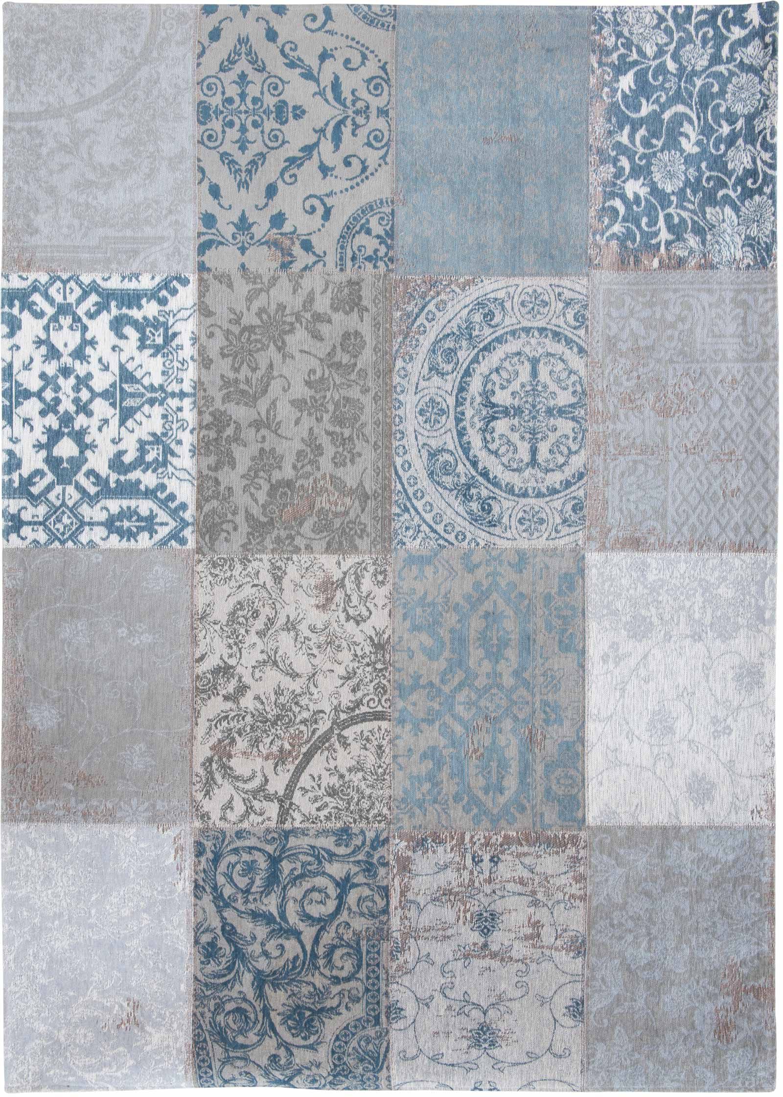 vloerkleed Louis De Poortere CA 8981 Vintage Bruges Blue