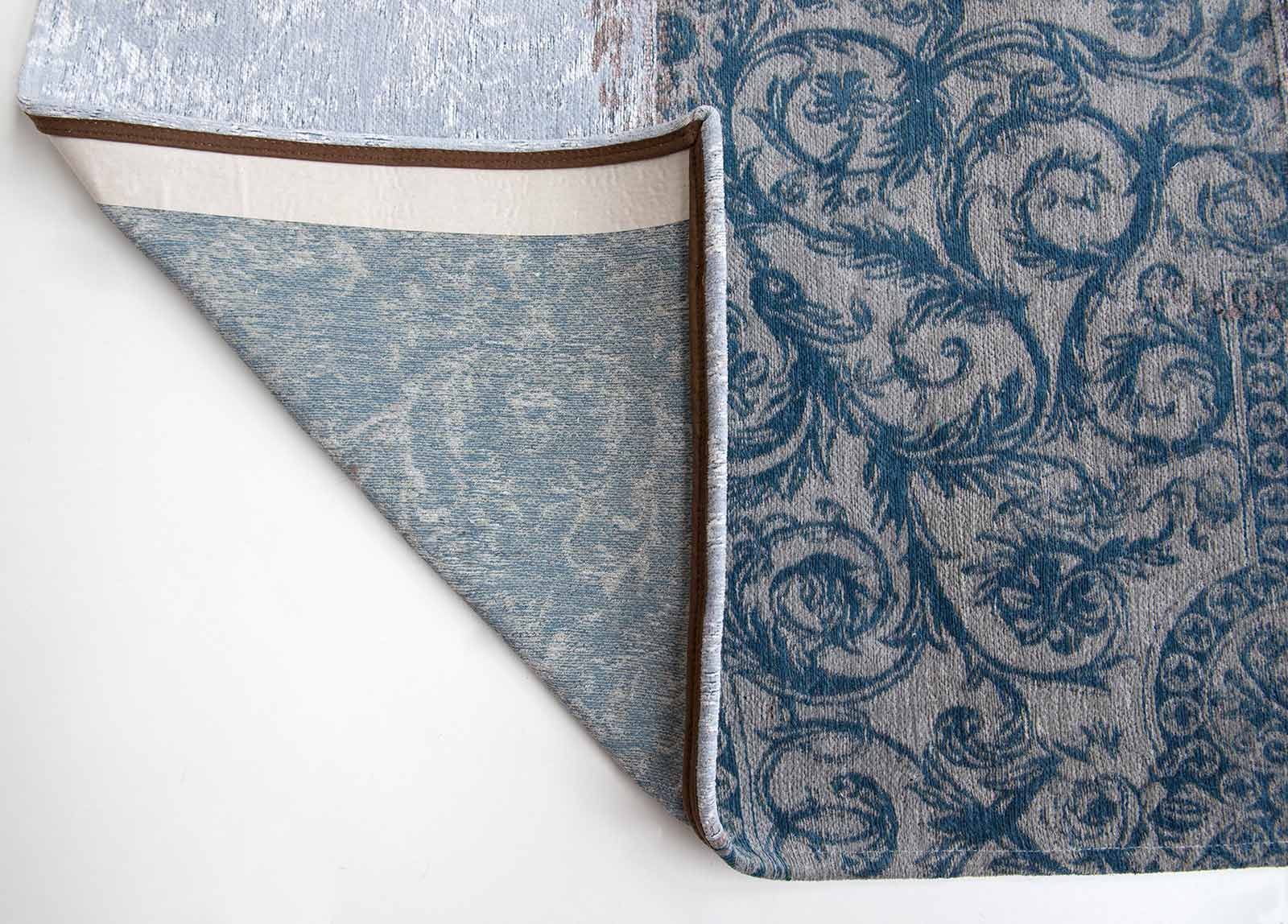 vloerkleed Louis De Poortere CA 8981 Vintage Bruges Blue corner
