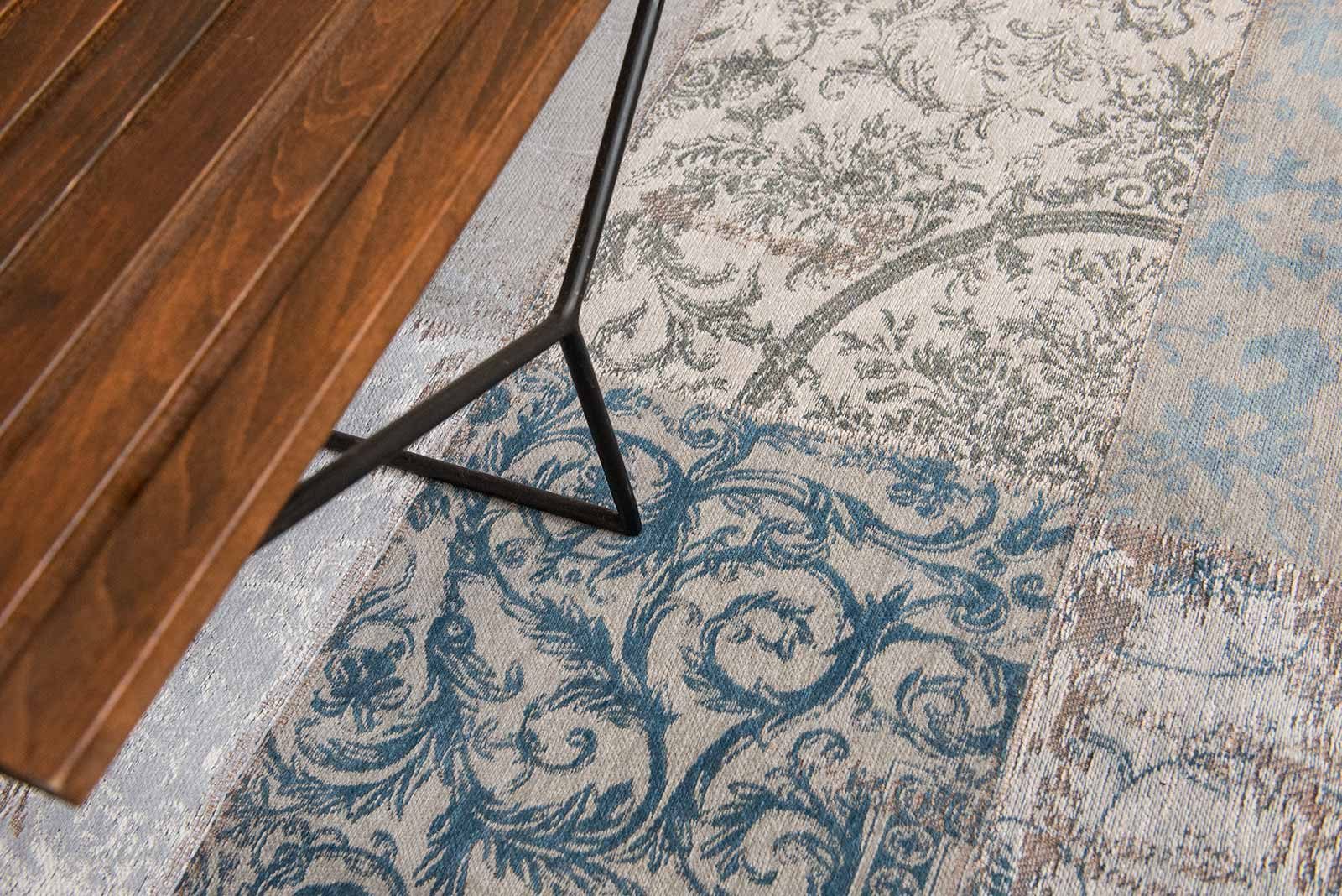 vloerkleed Louis De Poortere CA 8981 Vintage Bruges Blue zoom 3