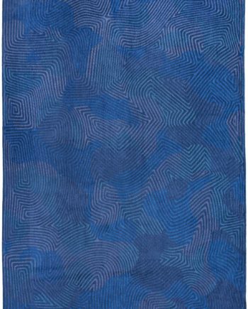 Louis De Poortere vloerkleed CA 9225 Meditation Coral Blue Lagoon